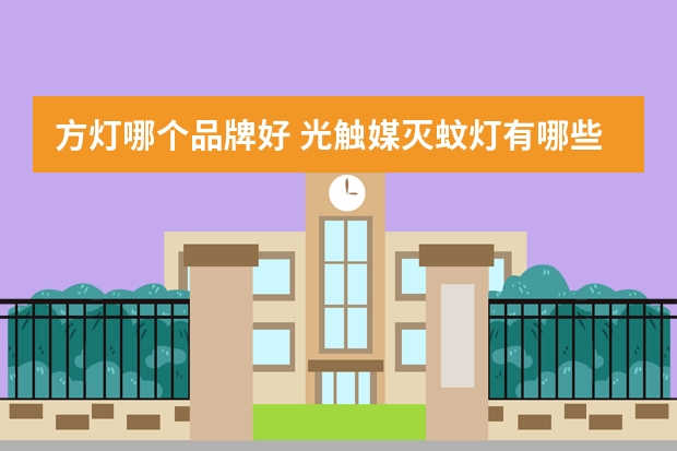 方灯哪个品牌好 光触媒灭蚊灯有哪些牌子