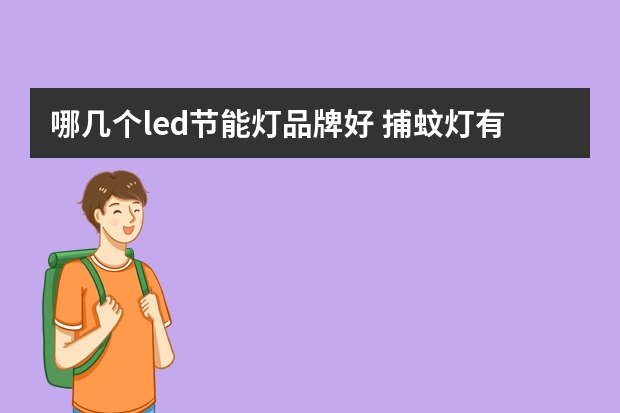 哪几个led节能灯品牌好 捕蚊灯有哪些牌子