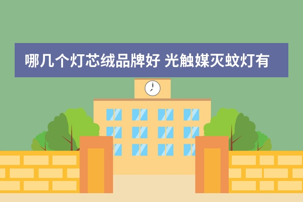 哪几个灯芯绒品牌好 光触媒灭蚊灯有哪些牌子