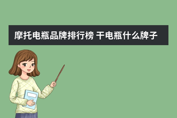摩托电瓶品牌排行榜 干电瓶什么牌子好?