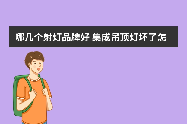哪几个射灯品牌好 集成吊顶灯坏了怎么换