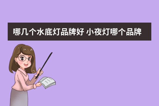 哪几个水底灯品牌好 小夜灯哪个品牌好