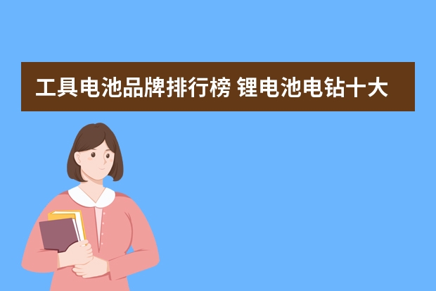 工具电池品牌排行榜 锂电池电钻十大品牌排行榜