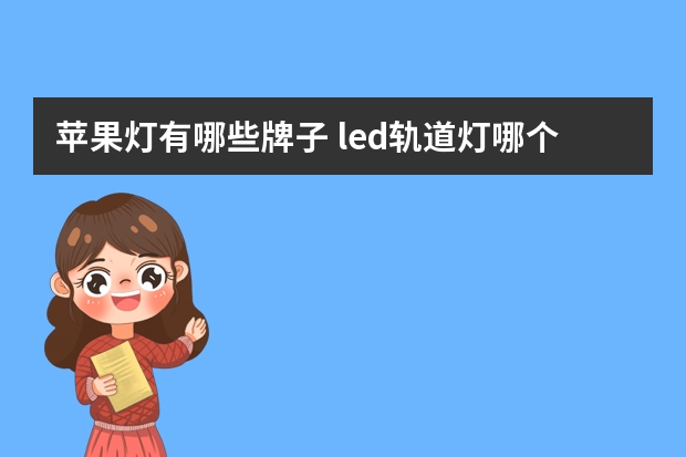 苹果灯有哪些牌子 led轨道灯哪个品牌好