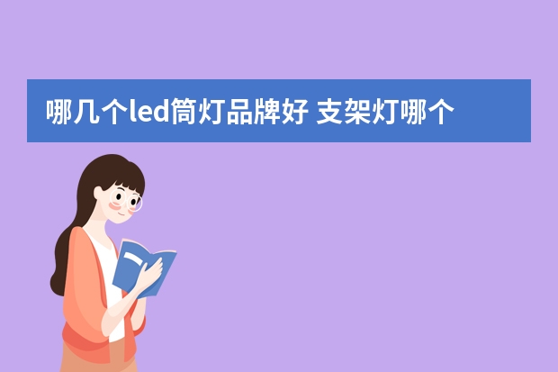 哪几个led筒灯品牌好 支架灯哪个品牌好