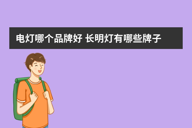 电灯哪个品牌好 长明灯有哪些牌子