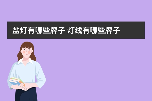 盐灯有哪些牌子 灯线有哪些牌子