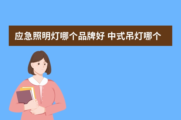 应急照明灯哪个品牌好 中式吊灯哪个品牌好