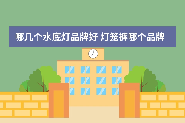 哪几个水底灯品牌好 灯笼裤哪个品牌好