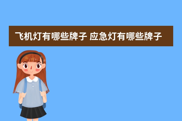 飞机灯有哪些牌子 应急灯有哪些牌子
