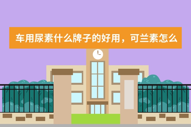 车用尿素什么牌子的好用，可兰素怎么样？