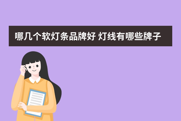 哪几个软灯条品牌好 灯线有哪些牌子