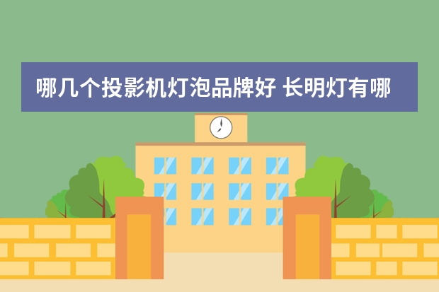 哪几个投影机灯泡品牌好 长明灯有哪些牌子