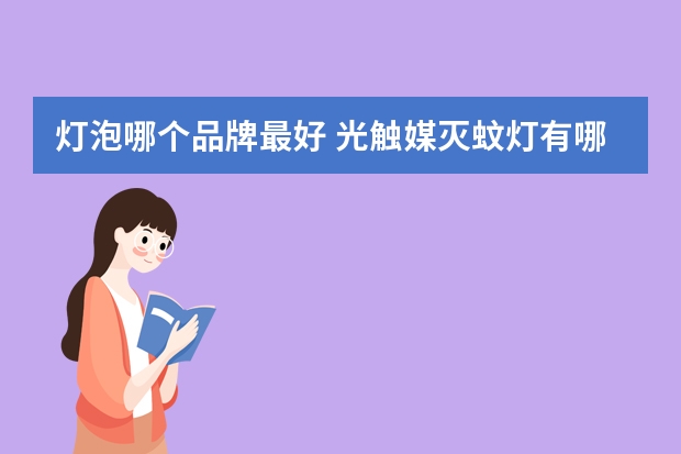 灯泡哪个品牌最好 光触媒灭蚊灯有哪些牌子