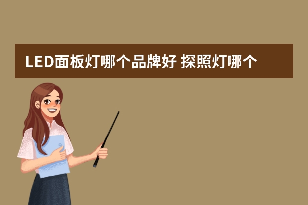 LED面板灯哪个品牌好 探照灯哪个品牌好