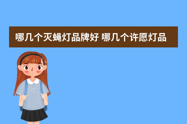 哪几个灭蝇灯品牌好 哪几个许愿灯品牌好