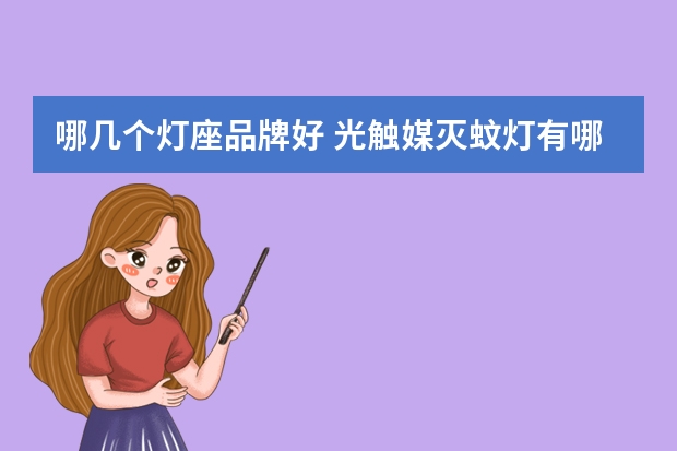 哪几个灯座品牌好 光触媒灭蚊灯有哪些牌子
