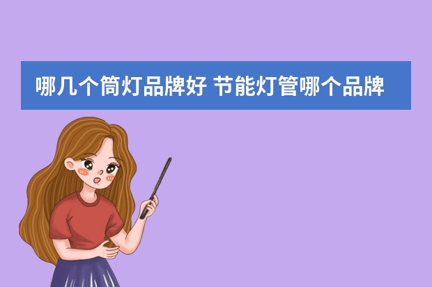 哪几个筒灯品牌好 节能灯管哪个品牌好