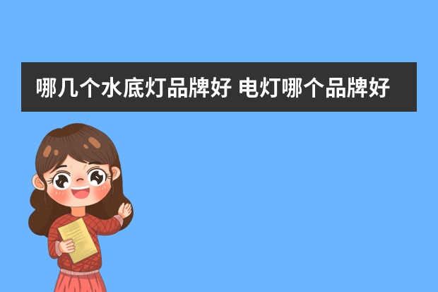 哪几个水底灯品牌好 电灯哪个品牌好