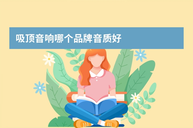 吸顶音响哪个品牌音质好