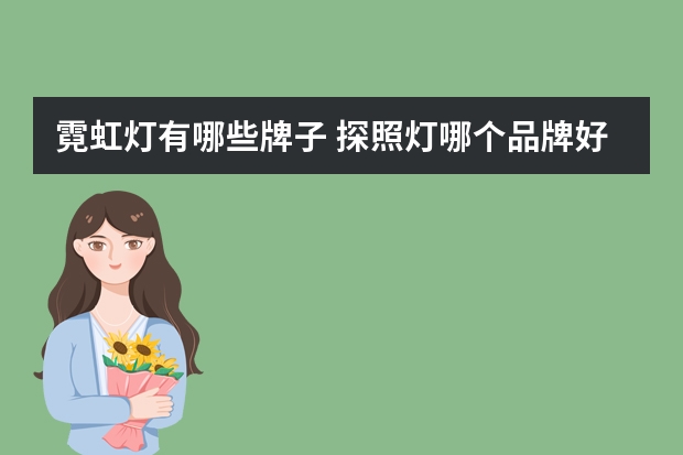 霓虹灯有哪些牌子 探照灯哪个品牌好