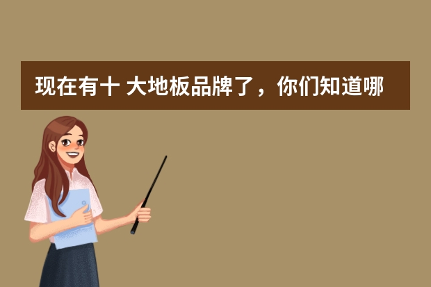现在有十 大地板品牌了，你们知道哪个是吗？