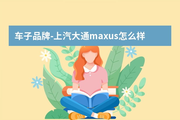 车子品牌-上汽大通maxus怎么样