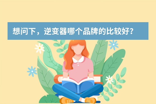 想问下，逆变器哪个品牌的比较好？