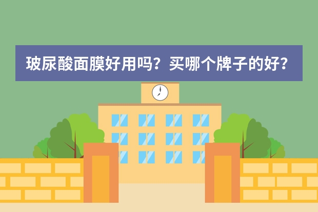 玻尿酸面膜好用吗？买哪个牌子的好？