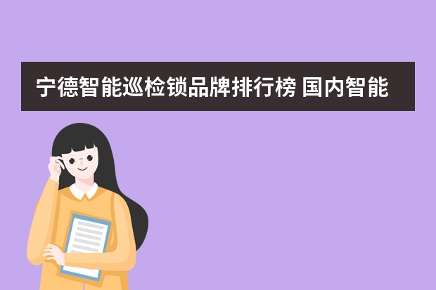 宁德智能巡检锁品牌排行榜 国内智能锁十大名牌排名