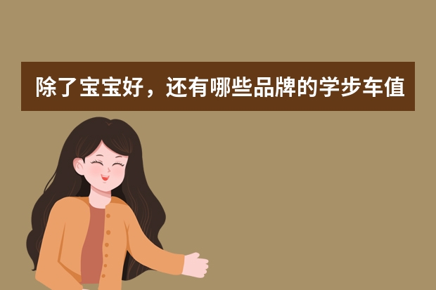 除了宝宝好，还有哪些品牌的学步车值得推荐？