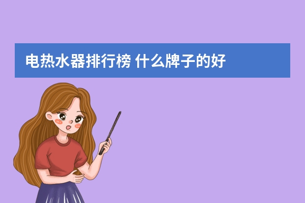 电热水器排行榜 什么牌子的好