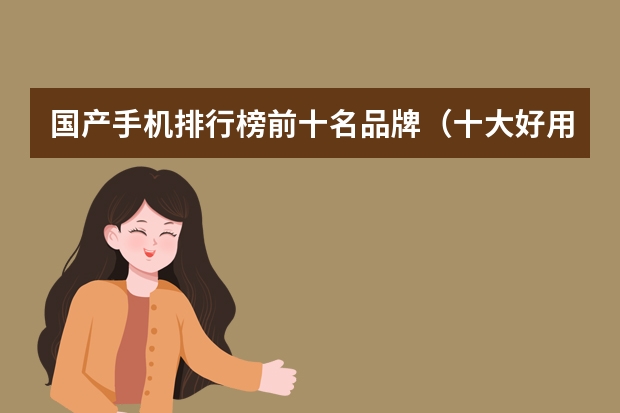 国产手机排行榜前十名品牌（十大好用的手机排名）