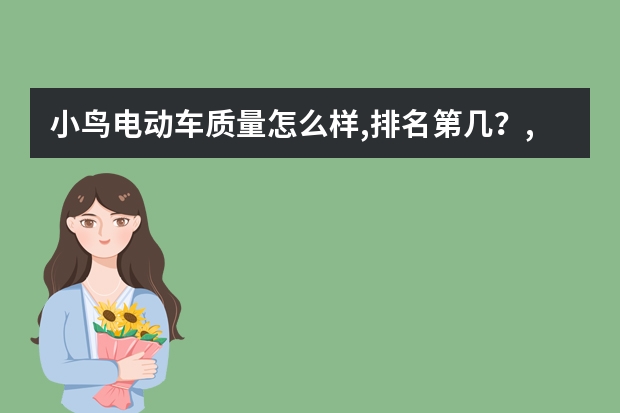 小鸟电动车质量怎么样,排名第几？,