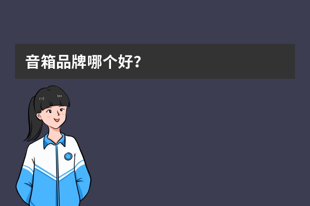 音箱品牌哪个好？