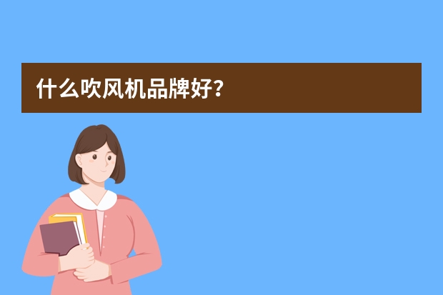 什么吹风机品牌好？