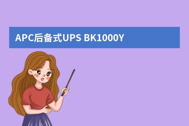 APC后备式UPS BK1000Y-CH与BR1000G-CN 型号有什么不同?为什么价格差这多。