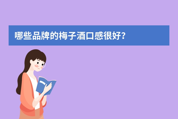 哪些品牌的梅子酒口感很好？