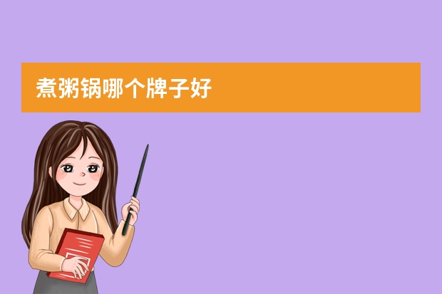 煮粥锅哪个牌子好