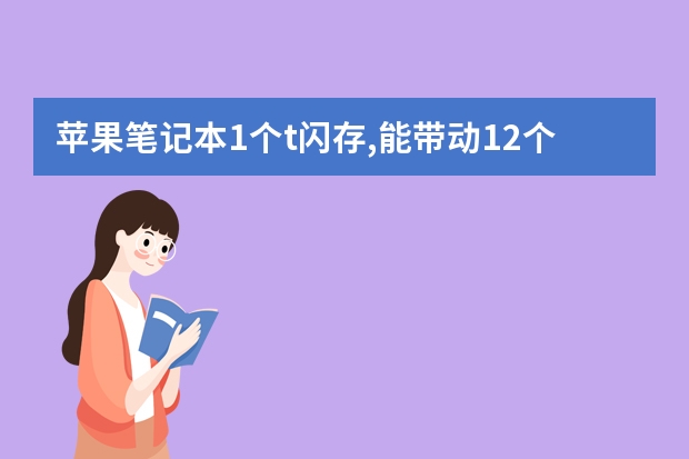 苹果笔记本1个t闪存,能带动12个t的阵列吗?