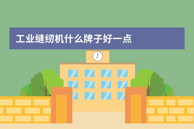 工业缝纫机什么牌子好一点