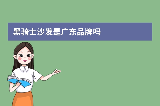 黑骑士沙发是广东品牌吗