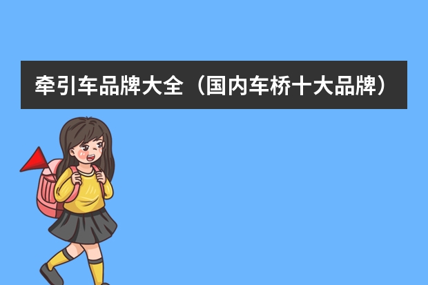 牵引车品牌大全（国内车桥十大品牌）