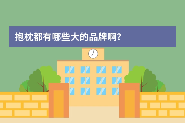 抱枕都有哪些大的品牌啊？